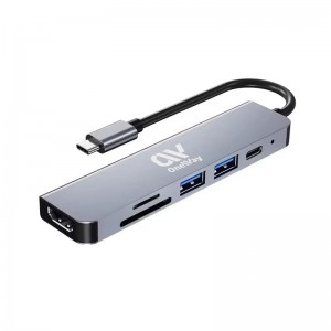 DOCK HUB ONEWAY USB-C 6 EN...