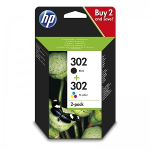 TINTA HP PACK Nº 302 BLACK...