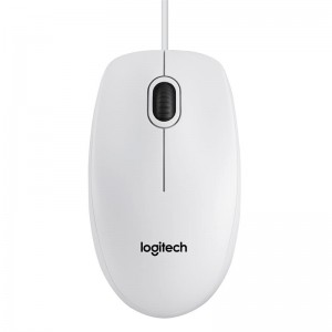 RATON LOGITECH B100 USB WHITE