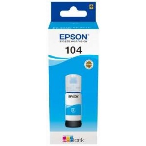TINTA EPSON BOTE 104 CYAN...